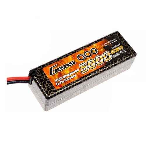 [젠스에이스] GENS ACE 5000mAh 3S 40C~80C Hard Case Lipo Battery