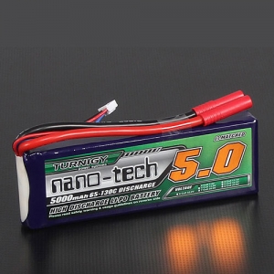 [터니지] Turnigy nano-tech 5000mah 2S 65~130C Lipo Pack